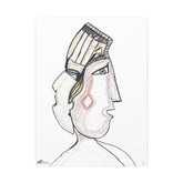 Two Faces Of The Truth | 76.20x101.60 Cm | Matte Canvas, Stretched, 0.75" |