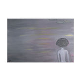 The Lonely Girl | 91.44x60.96 Cm | Matte Canvas | Stretched, 0.75" |