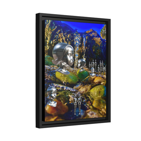 Metallic Reverie | 30.50x40.60 | Matte Canvas, Black Frame |