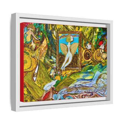 Matte Canvas, Framed (Multi-color)