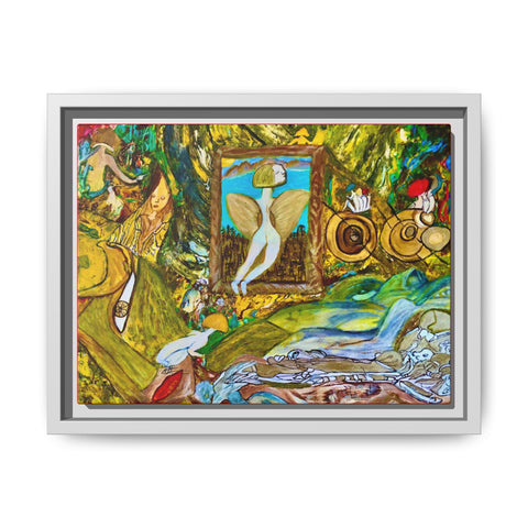 Matte Canvas, Framed (Multi-color)