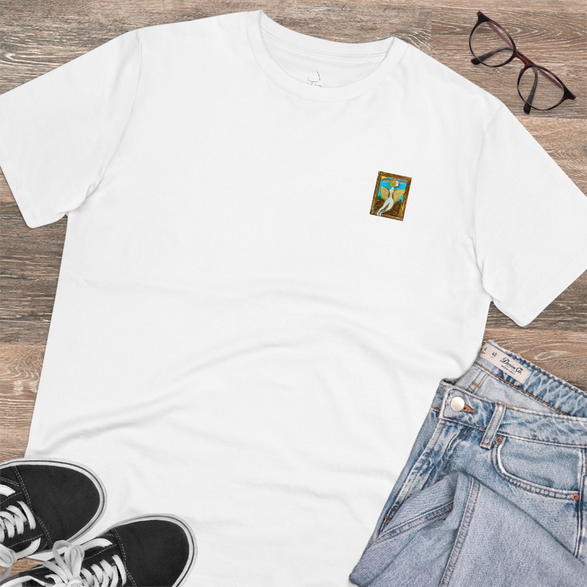 The Angels Are Watching  | Organic Creator T-shirt - Unisex |