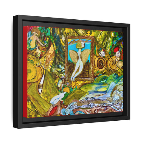 Matte Canvas, Framed (Multi-color)