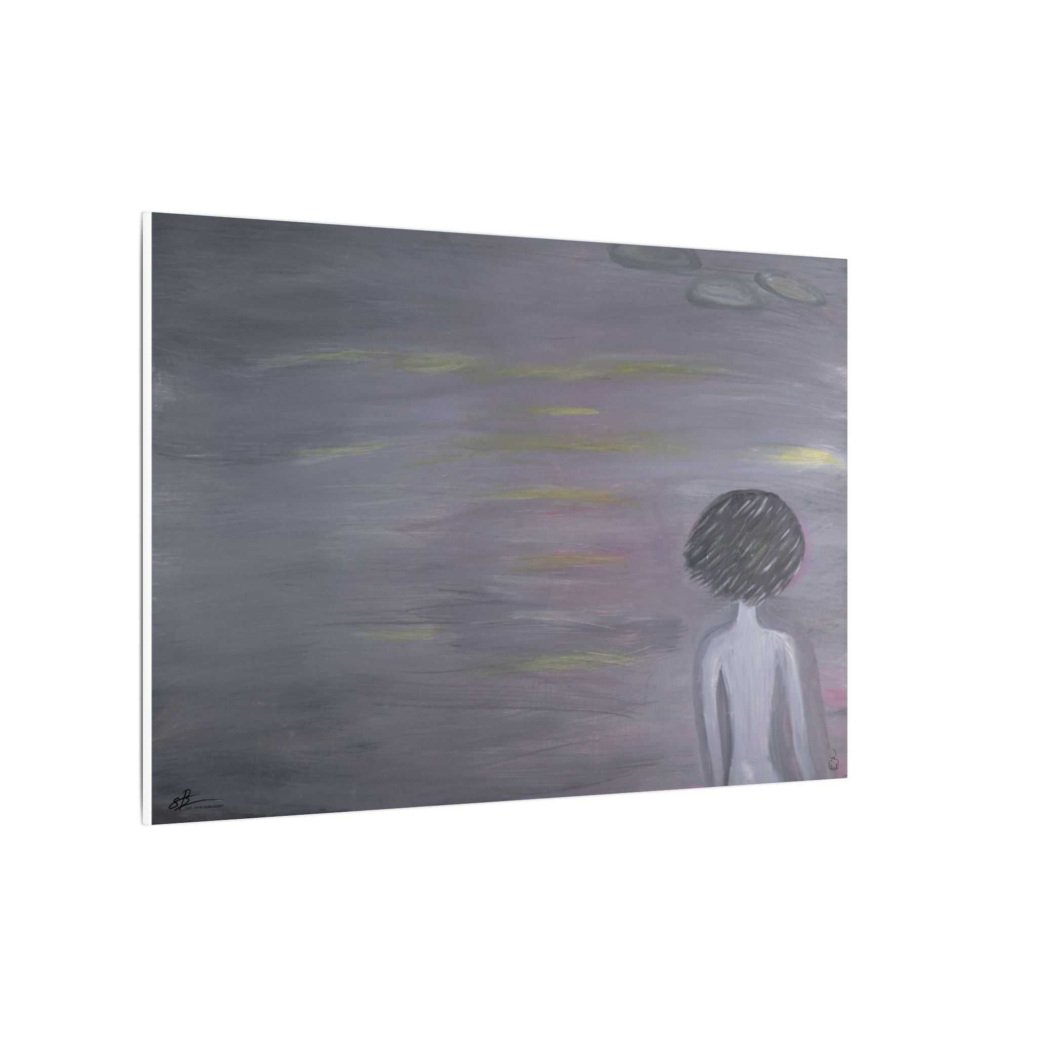 The Lonely Girl | 91.44x60.96 Cm | Matte Canvas  | Stretched, 0.75" |