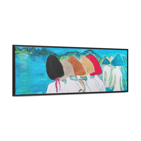 Let The Sun Go Down | What is there | 155x54 cm Right | 100% cotton canvas.|