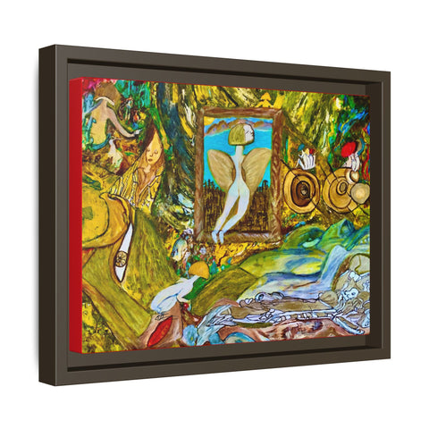 Matte Canvas, Framed (Multi-color)