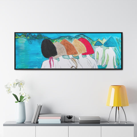 Let The Sun Go Down | What is there | 155x54 cm Right | 100% cotton canvas.|