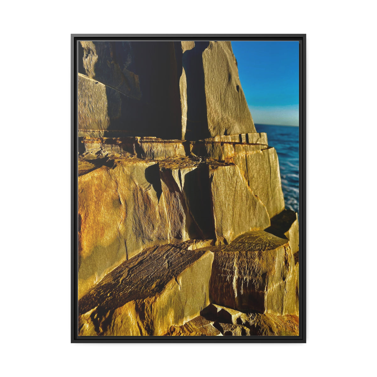 The ocean's beauty | 76.20x101.60 | Matte Canvas, Black Frame |