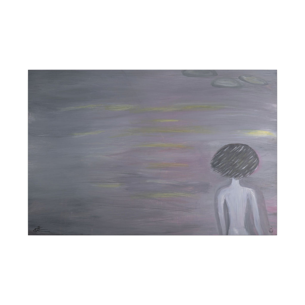 The Lonely Girl | 91.44x60.96 Cm | Matte Canvas  | Stretched, 0.75" |