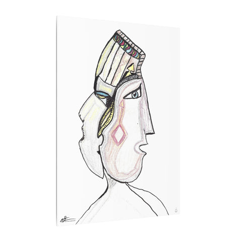 Two Faces Of The Truth | 76.20x101.60 Cm | Matte Canvas, Stretched, 0.75" |