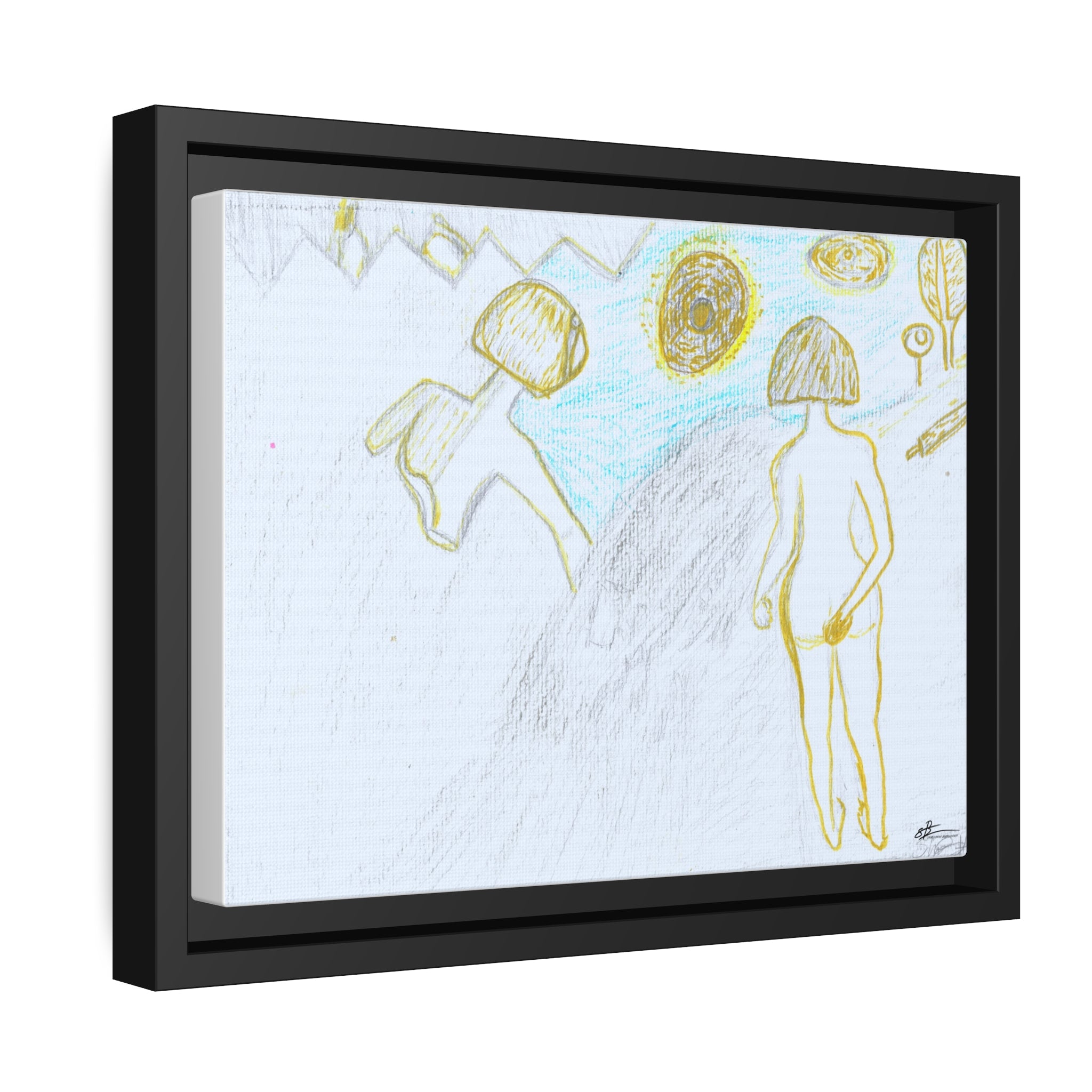 None of us is perfect |  30.50x22.90 cm | Matte Canvas, Black Frame |