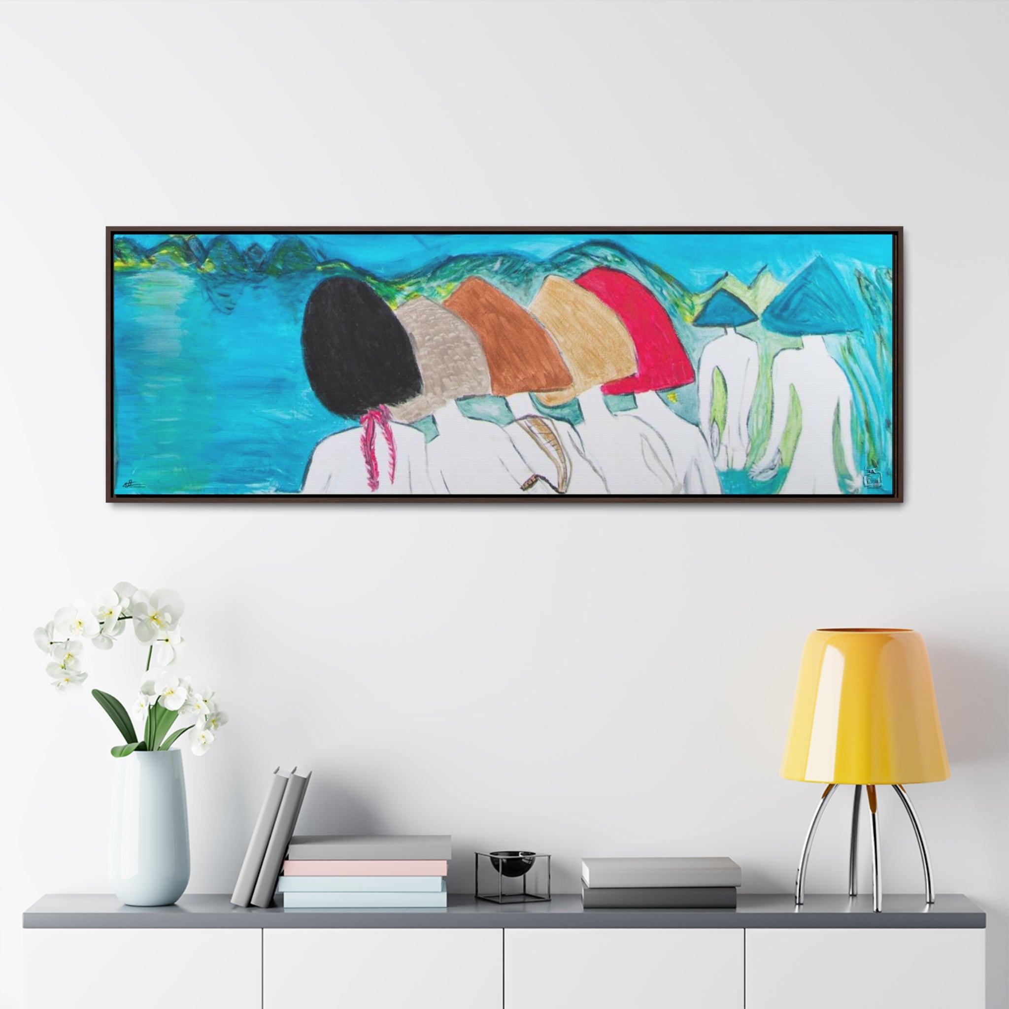 Let The Sun Go Down | What is there | 155x54 cm Right | 100% cotton canvas.|